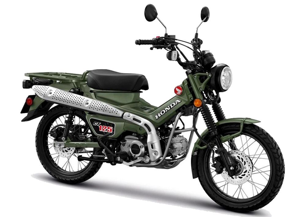 Honda CT125 ABS thừa hưởng trọn vẹn tinh thần phiêu lưu từ dòng xe CT-Series huyền thoại.