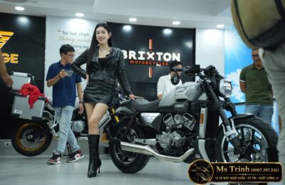 Toàn cảnh Hyosung GV350X màu bạc tại Việt Nam