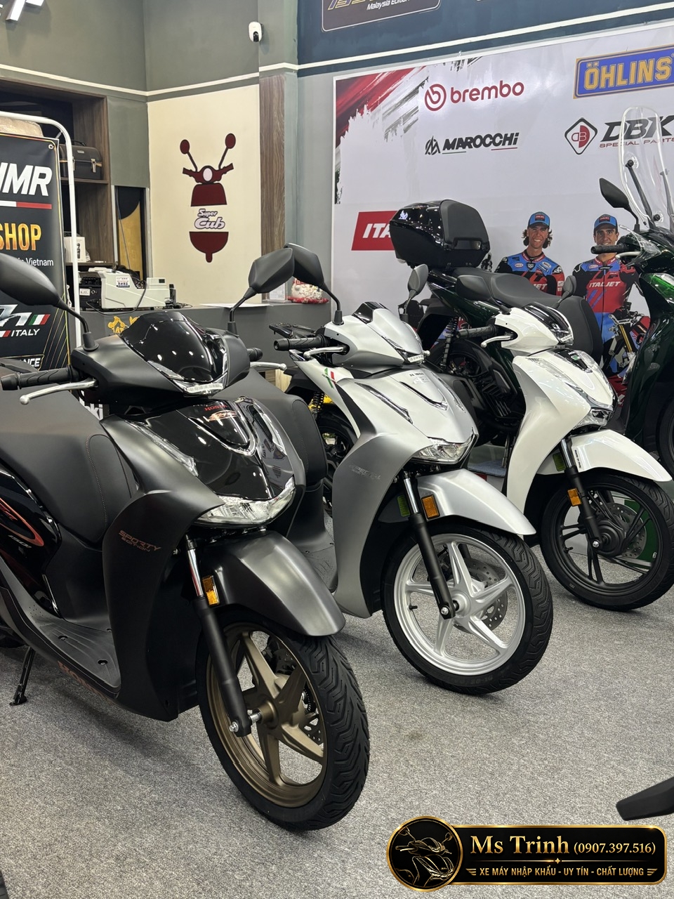 Sh150 Ý 2026 màu đen, bạc và trắng pha lê 2025