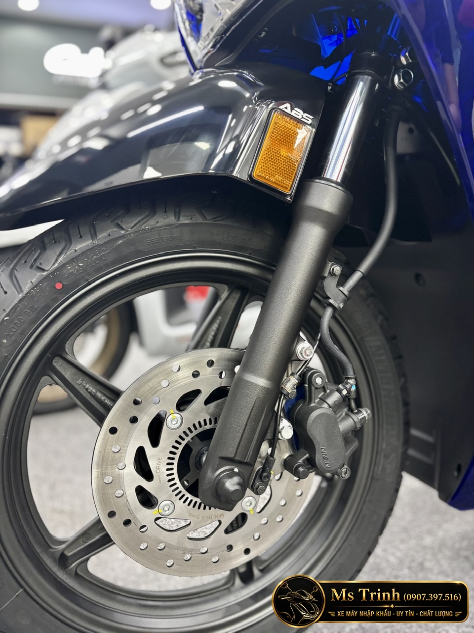 Thắng ABS 2 kênh trước sau Honda SH150 Vetro Blue Sapphire 2026