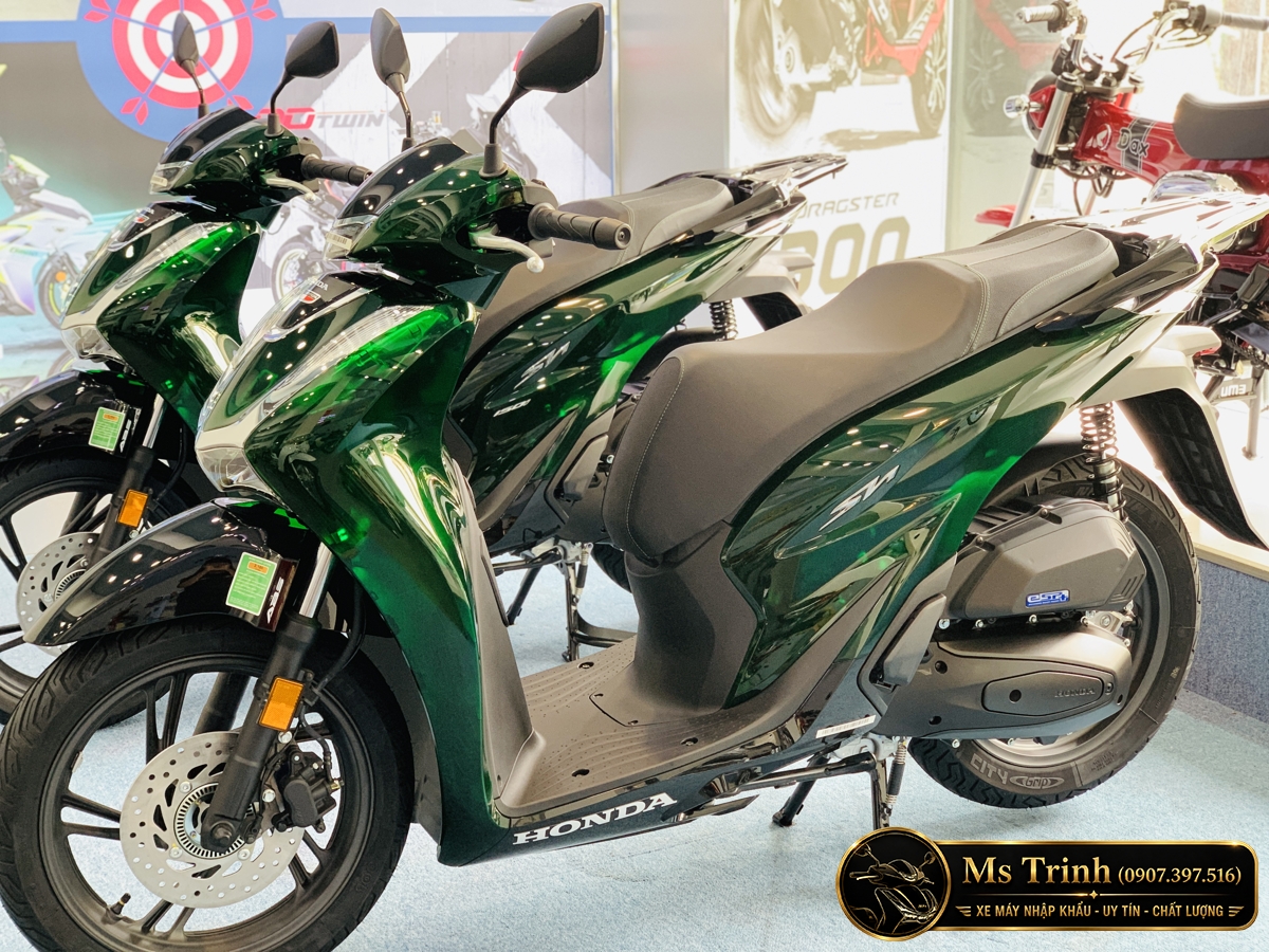 Toàn cảnh Honda SH150 Vetro Green xanh lục bảo cực hiếm tại Việt Nam