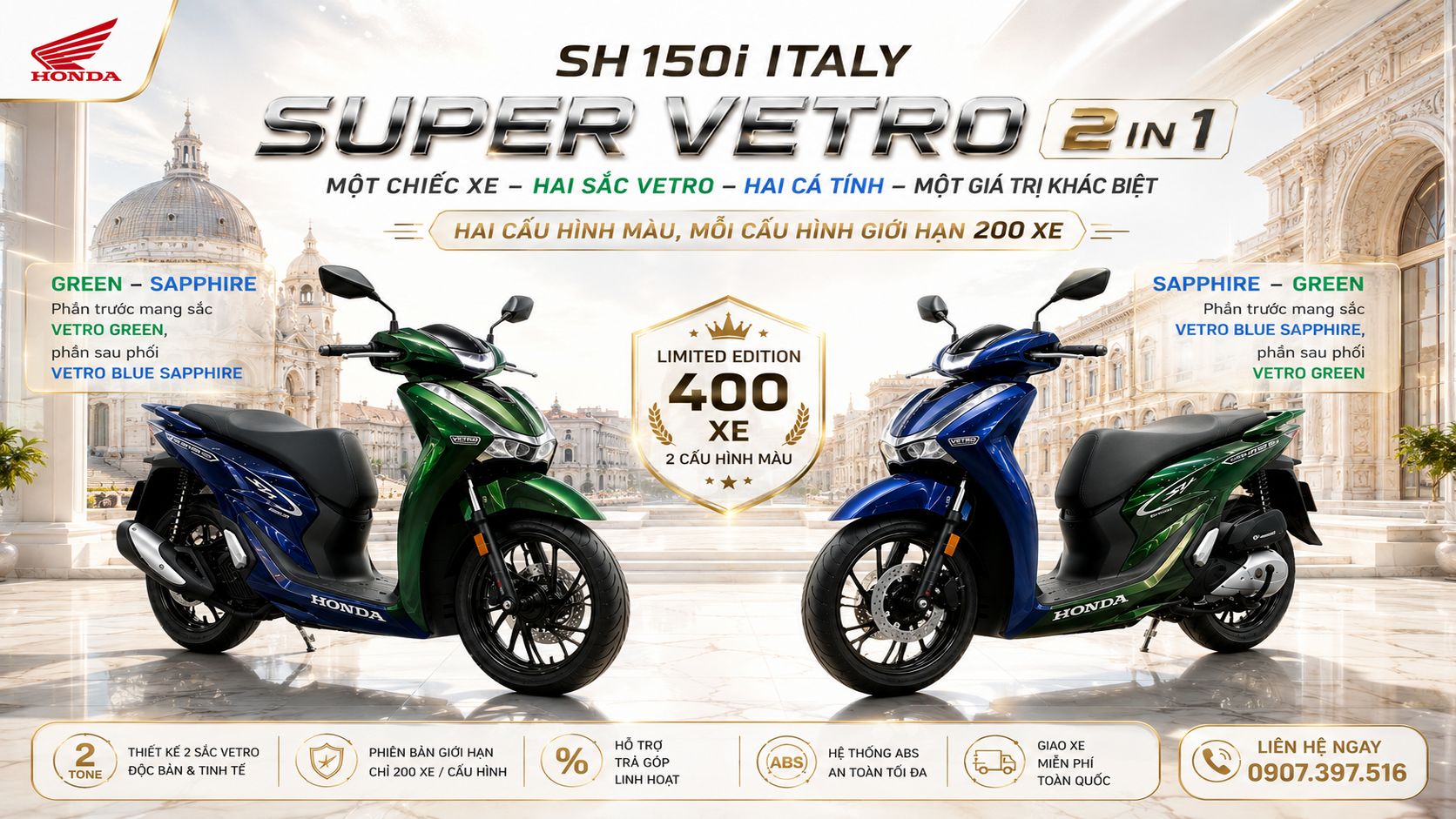 Sh150 Vetro 2in 1 Ý